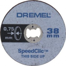 Sada řez. kotoučů Dremel SpeedClic SC409,38 mm, 5 ks ; 2615S409JB foto