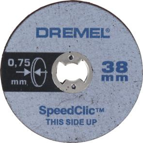 Sada řez. kotoučů Dremel SpeedClic SC409,38 mm, 5 ks ; 2615S409JB