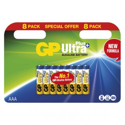 Alk.baterie GP Ultra Plus AAA; 1017108000