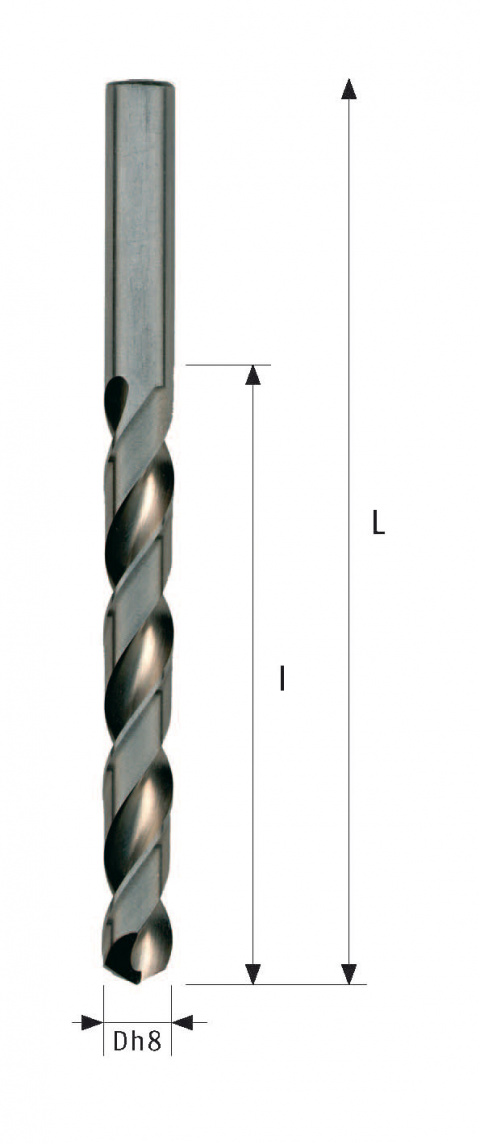 vrták do kovu HSS-G 5,5x93mm, 10ks bal ; D-06395