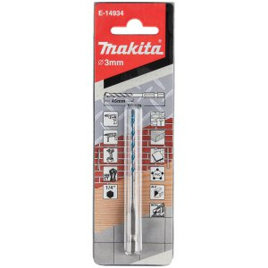 TCT vrták pro multimateriál stopka šestihran 1/4´´ 3x90mm ; E-14934