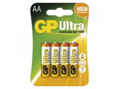 Alkalická baterie GP Ultra LR6 (AA), 4 ks v blistru ; 1014214000 foto